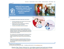 Tablet Screenshot of familydaycare.org.au