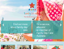 Tablet Screenshot of familydaycare.com.au